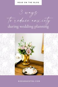 # Ways to reduce Anxiety during Wedding Planning