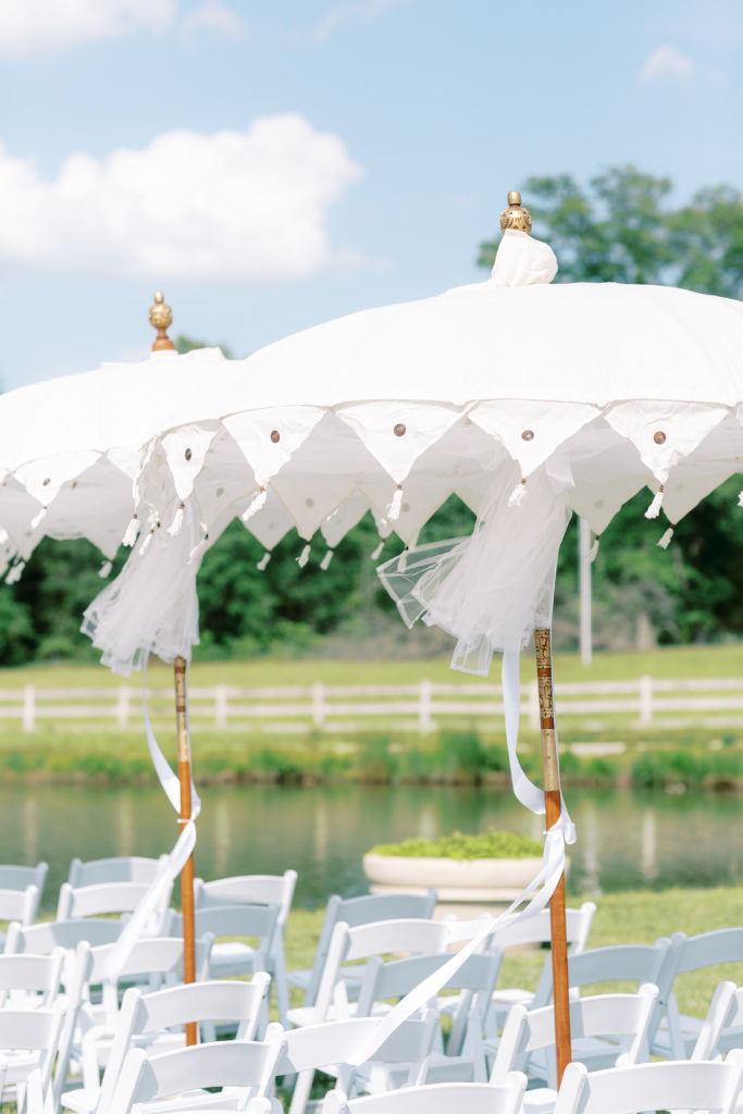 Balinese umbrellas- Summer Wedding tips for Morais Vineyards