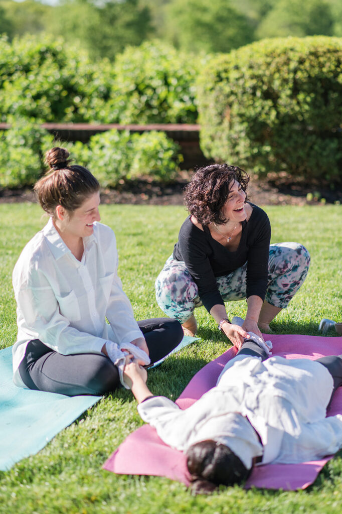 Wedding Yoga with NYC officiant Hope Mirlis