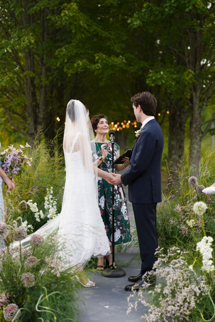 Wedding ceremony in New York City with officiant Hope Mirilis